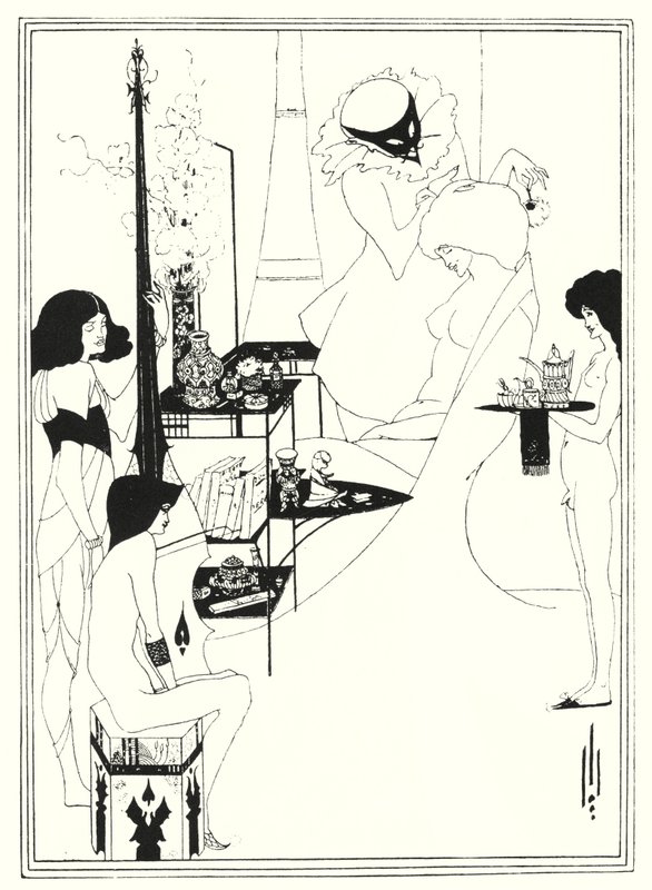 Salome toalettje (metszet) alkotó: Aubrey (after) Beardsley