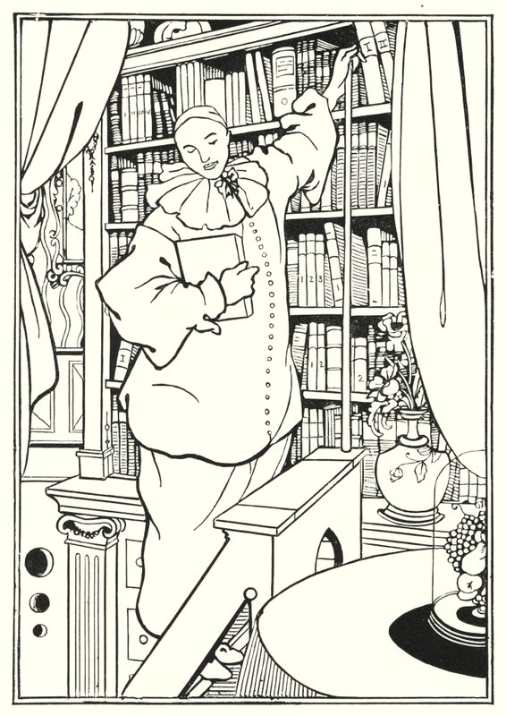 Design a "Pierrot" borítójához alkotó: Aubrey Beardsley