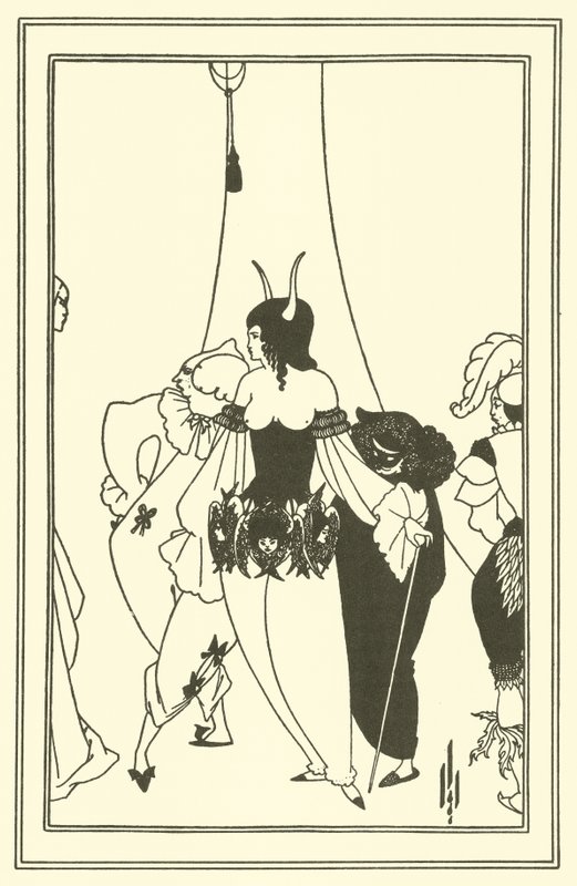 A Vörös Halál maszkja alkotó: Aubrey Beardsley