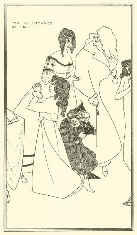 A bűnbánat... alkotó: Aubrey Beardsley