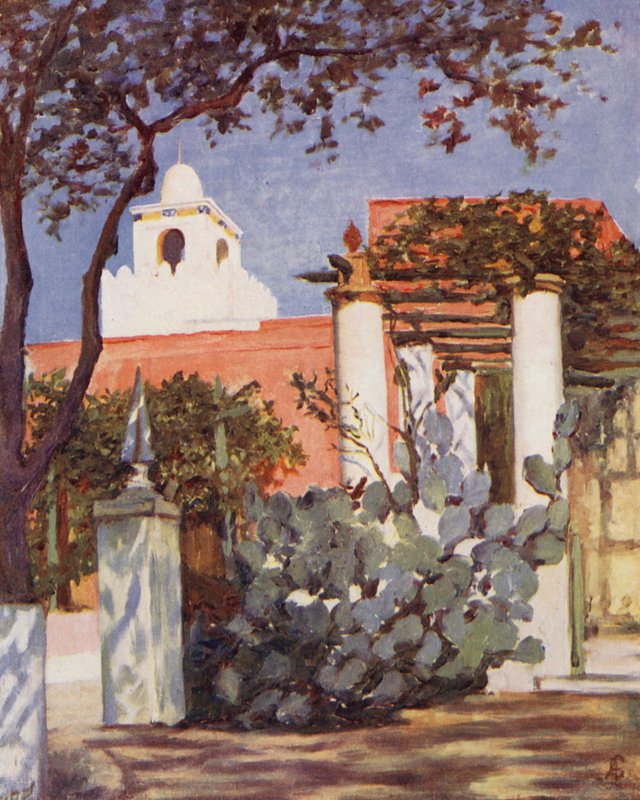 Villa Dubuffe (színes litográfia) alkotó: Augustine Fitzgerald