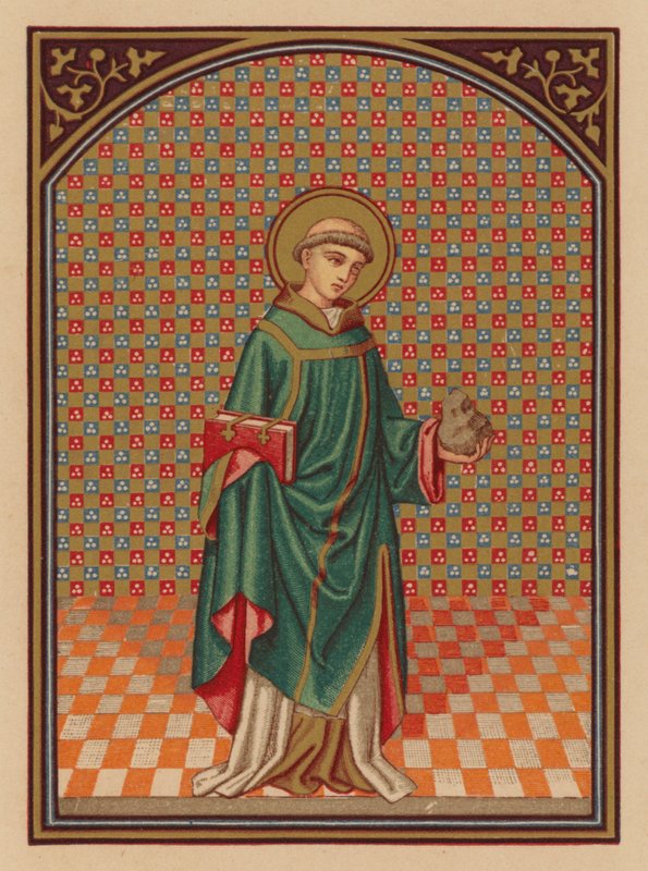 Szent István (kromolit) alkotó: Austrian School