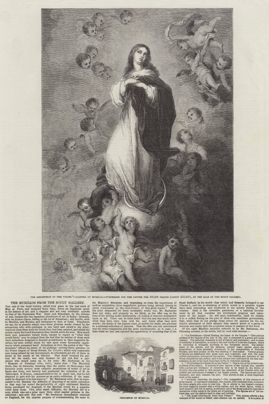 A Murillók a Soult Galériából alkotó: Bartolomé Esteban Murillo