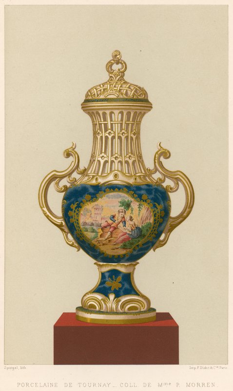 Tournay porcelán alkotó: Belgian School