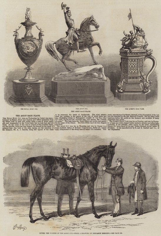 Az Ascot Race Plate alkotó: Benjamin Herring