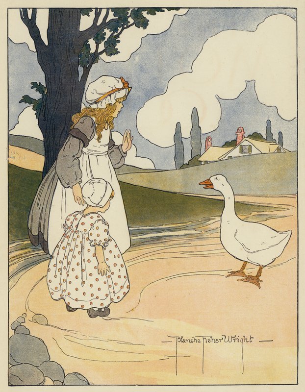 Goosey, Goosey, Gander alkotó: Blanche Fisher Wright