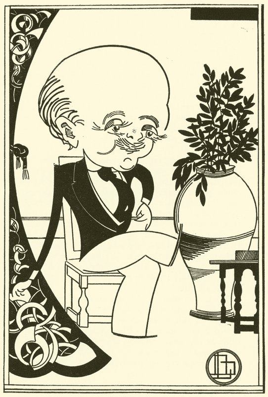 Max Beerbohm (litográfia) alkotó: Bohun Lynch