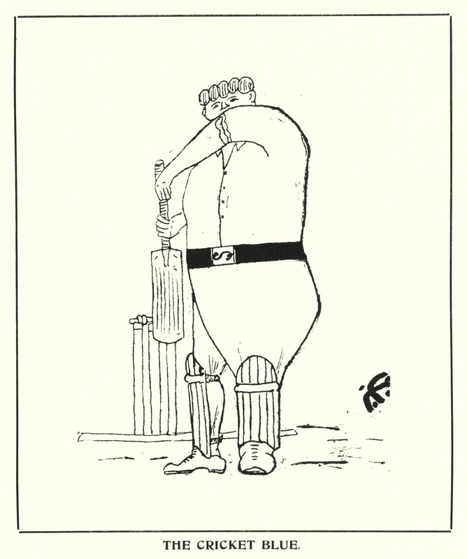 Oxford Quips: The Cricket Blue (litho) alkotó: Bohun Lynch