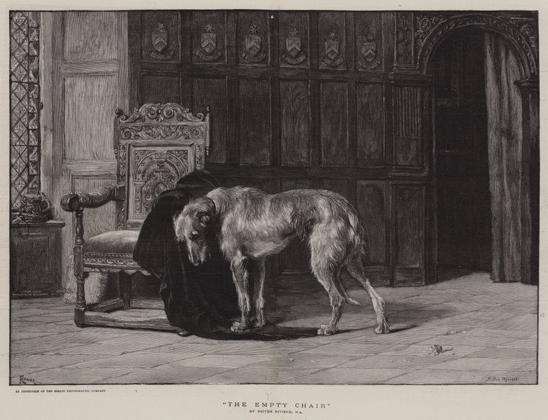 Az üres szék alkotó: Briton Riviere