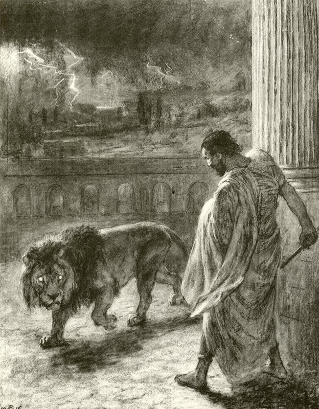 Casca (metszet) alkotó: Briton Riviere