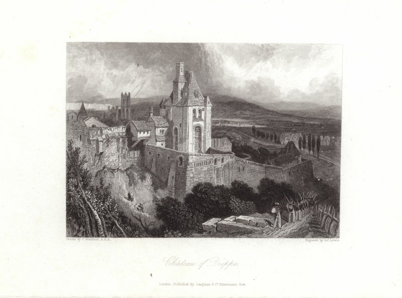 Dieppe kastélya alkotó: C. Stanfield