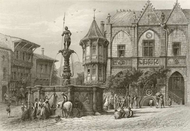 Rathhaus, Hildesheim alkotó: Carl Friedrich Heinrich Werner