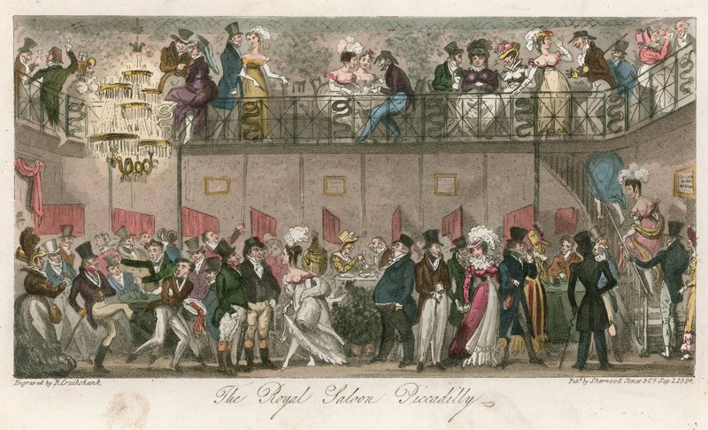 A Royal Saloon, Piccadilly alkotó: Carl Georg Adolph Hasenpflug