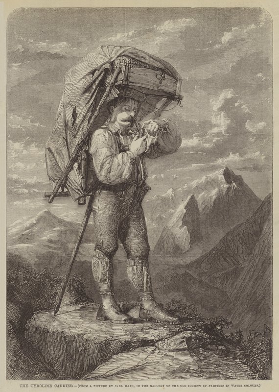 A tiroli fuvarozó alkotó: Carl Haag