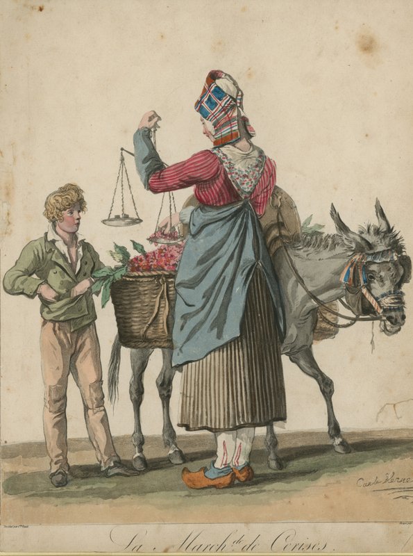 Cseresznyemenet alkotó: Carle Vernet
