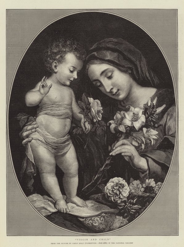 Szűz és Gyermek alkotó: Carlo Dolci