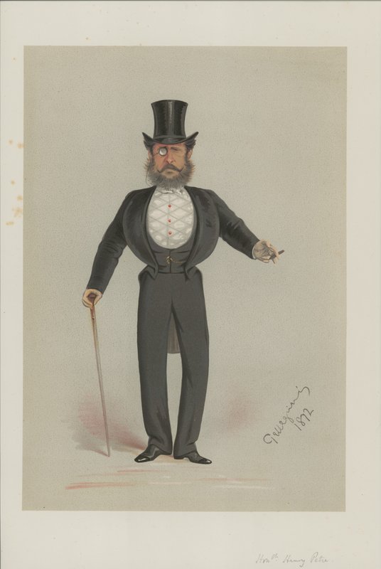 Tisztelet Henry Petre alkotó: Carlo Pellegrini