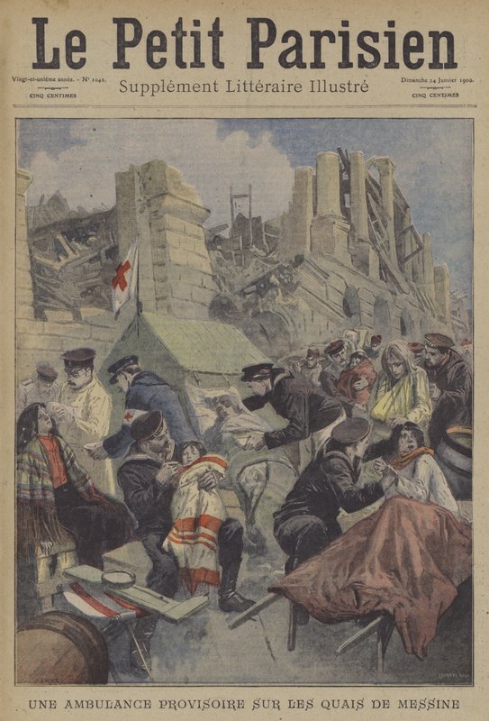 Az 1908-as messinai földrengés, Olaszország alkotó: Carrey