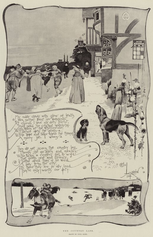 A Vidéki Kislány alkotó: Cecil Charles Windsor Aldin