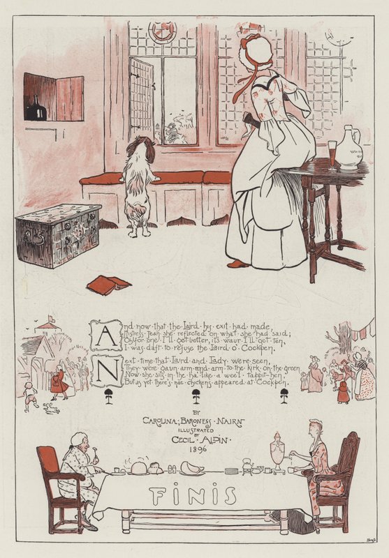 The Laird OCockren színes litográfia alkotó: Cecil Charles Windsor Aldin