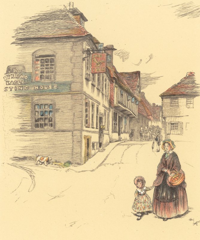 The Spread Eagle, Midhurst alkotó: Cecil Charles Windsor Aldin