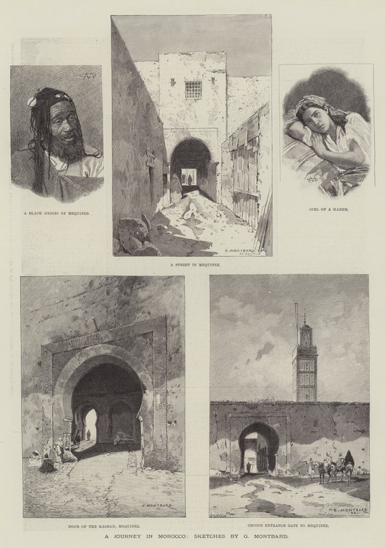 Utazás Marokkóban alkotó: Charles Auguste Loye