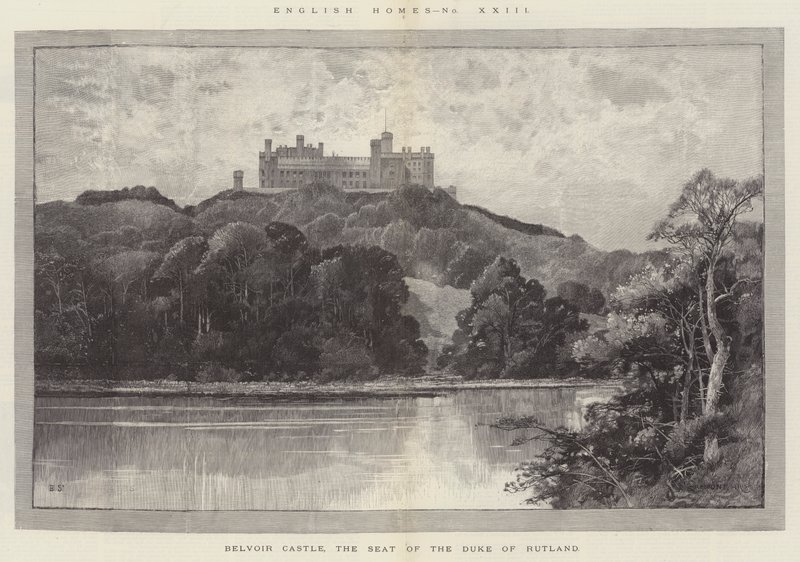 Belvoir kastély, Rutland hercegének székhelye alkotó: Charles Auguste Loye
