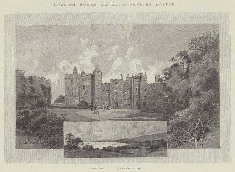 Dunster kastély alkotó: Charles Auguste Loye