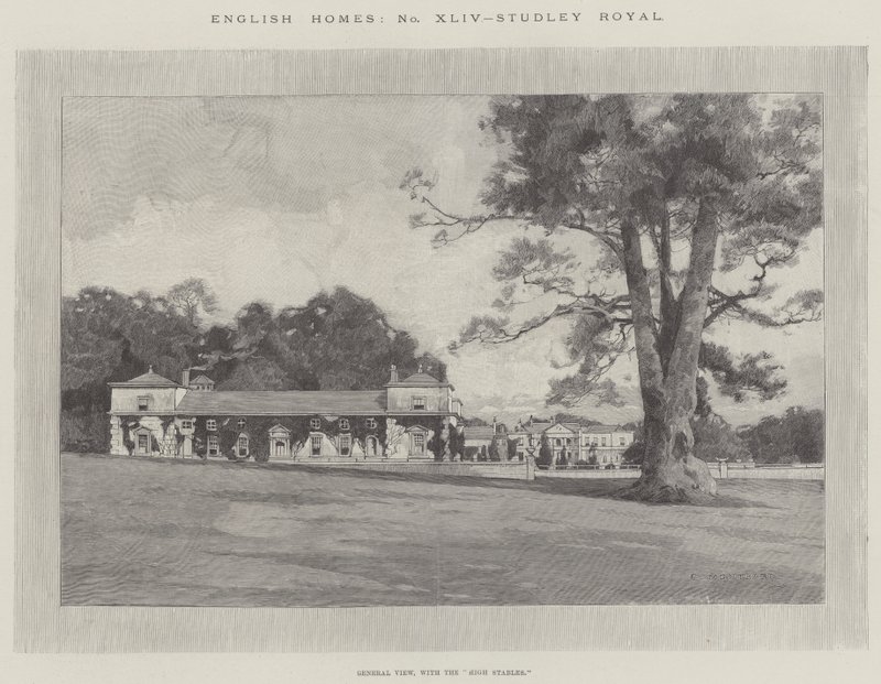 Studley Royal alkotó: Charles Auguste Loye