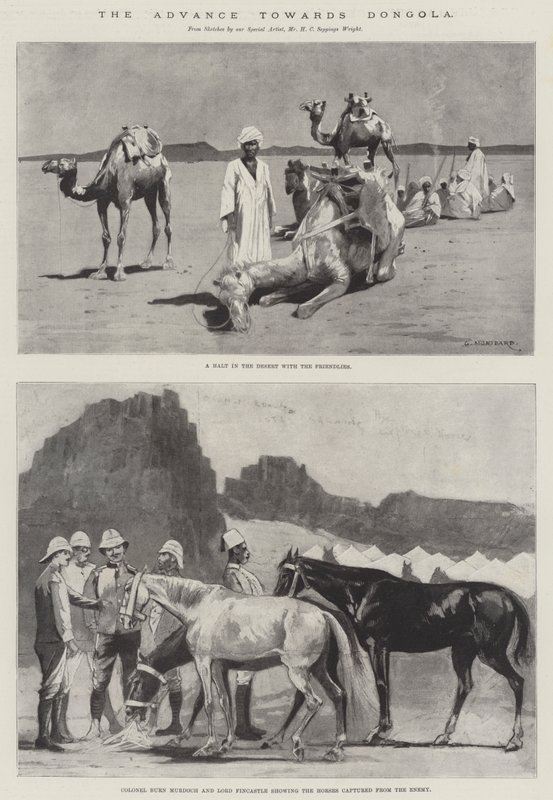 Haladás Dongola felé alkotó: Charles Auguste Loye
