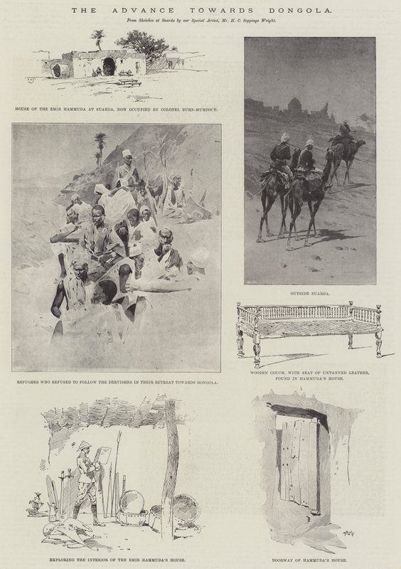 Haladás Dongola felé alkotó: Charles Auguste Loye