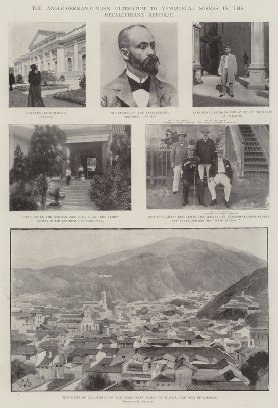 Az angol-német-olasz ultimátum Venezuelának, Jelenetek a visszautasító köztársaságban alkotó: Charles Auguste Loye