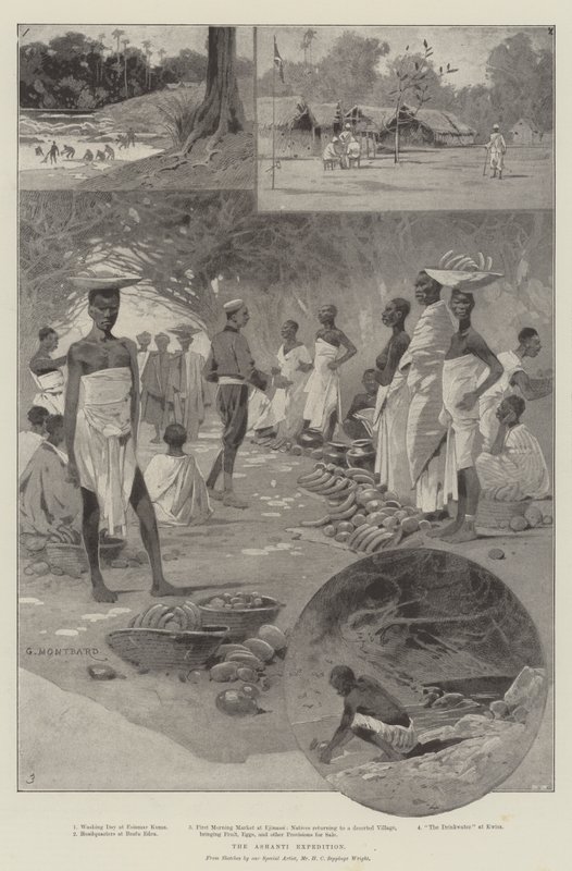 Az Ashanti Expedíció alkotó: Charles Auguste Loye