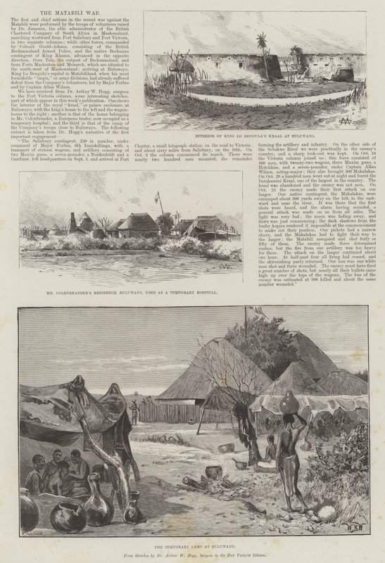 A Matabili háború alkotó: Charles Auguste Loye
