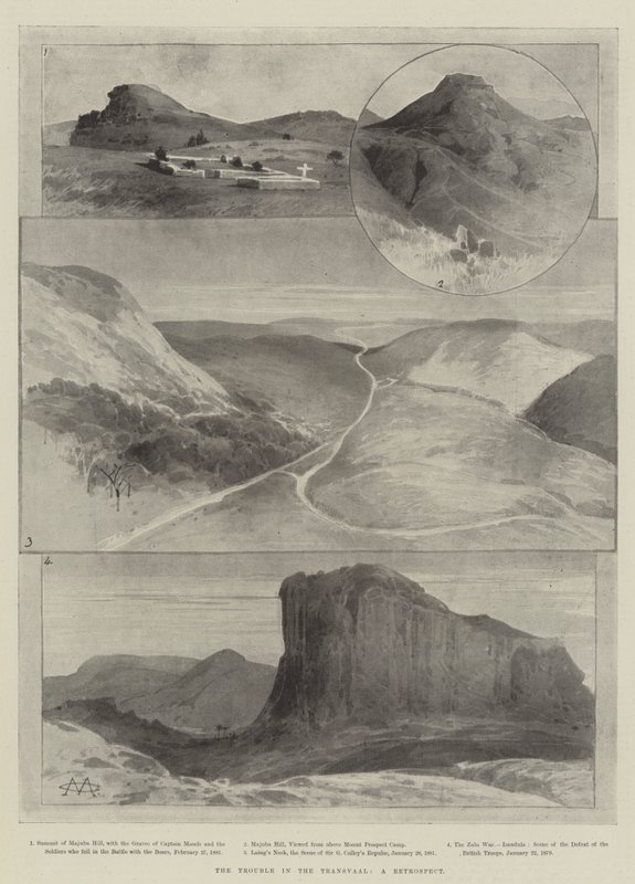 A baj a Transvaalban, visszatekintés alkotó: Charles Auguste Loye