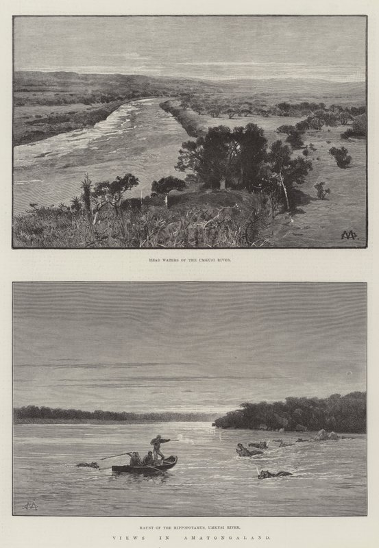 Kilátások Amatongalandban alkotó: Charles Auguste Loye