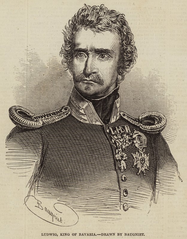 Ludwig bajor király alkotó: Charles Baugniet