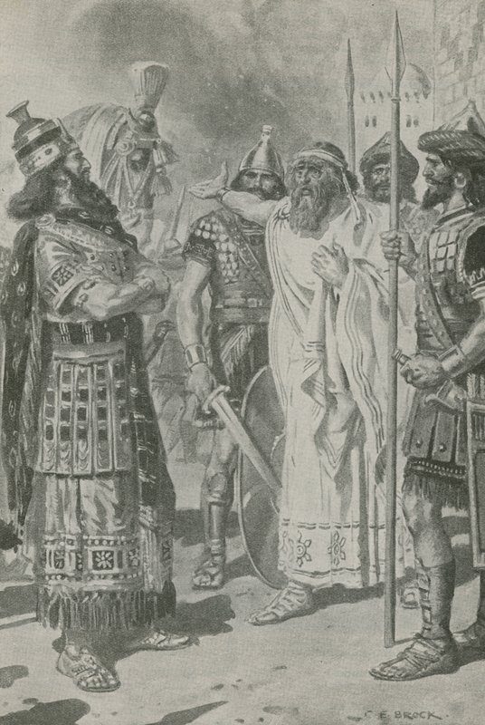 Kroiszosz a halál árnyékában áll alkotó: Charles Edmund Brock