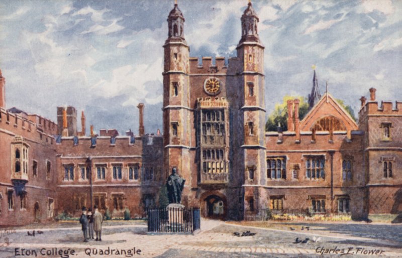 Eton College, Quadrangle alkotó: Charles Edwin Flower
