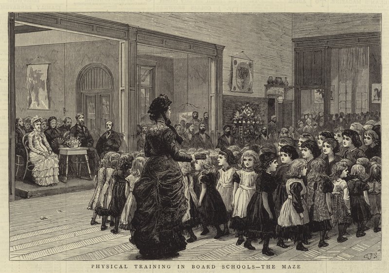 Testnevelés a bentlakásos iskolákban, a labirintus alkotó: Charles J. Staniland