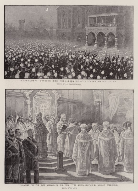 A cár koronázása alkotó: Charles J. Staniland