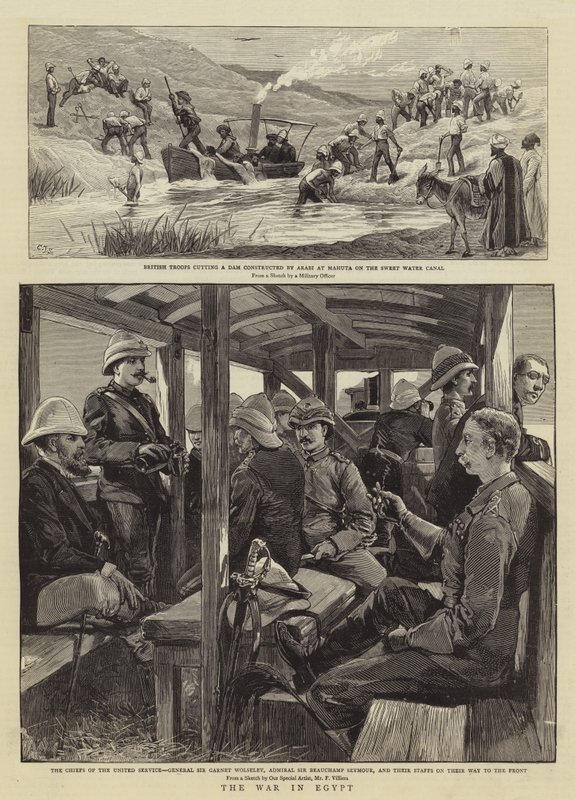 A háború Egyiptomban alkotó: Charles J. Staniland