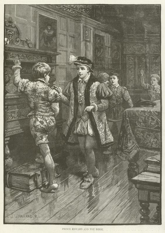 Edward herceg és a Biblia alkotó: Charles James Richardson