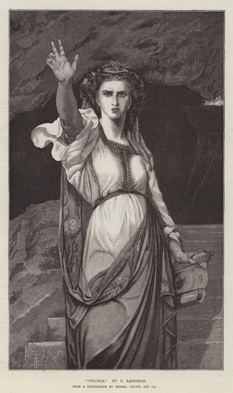 Velleda alkotó: Charles Landelle