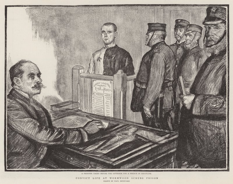 Elítélt élet a Wormwood Scrubs börtönben alkotó: Charles Paul Renouard