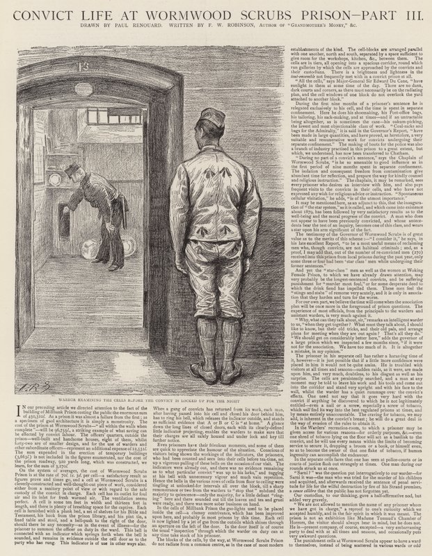 Elítélt élet a Wormwood Scrubs börtönben alkotó: Charles Paul Renouard