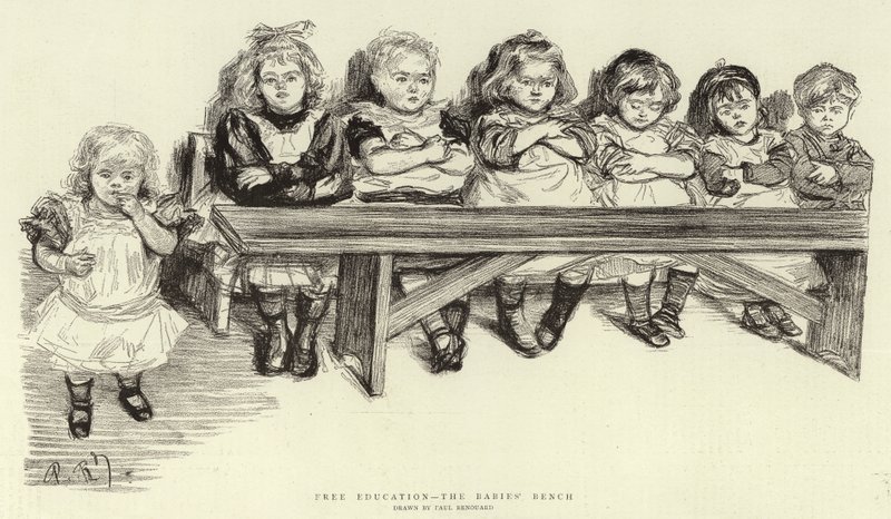 Ingyenes oktatás, a babapad alkotó: Charles Paul Renouard