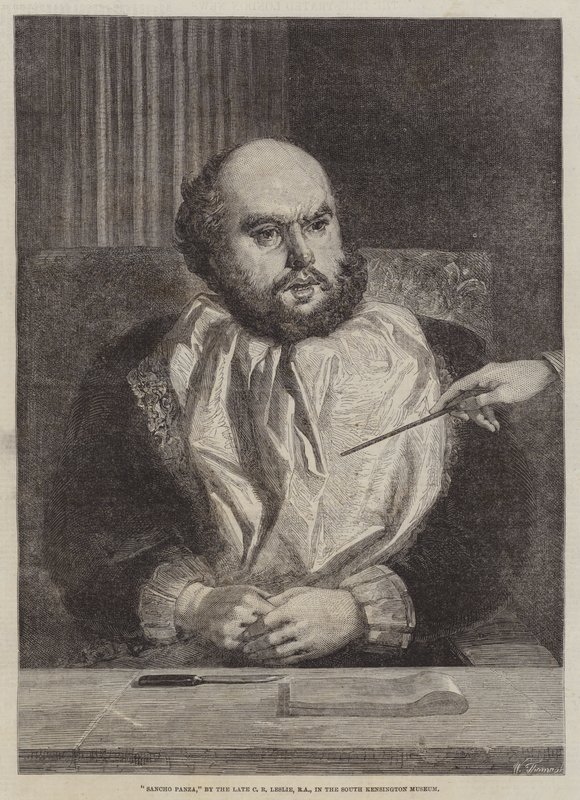Sancho Panza alkotó: Charles Robert Leslie