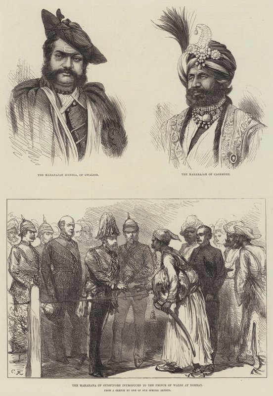 Királyi látogatás Indiában alkotó: Sir John Charles Robinson