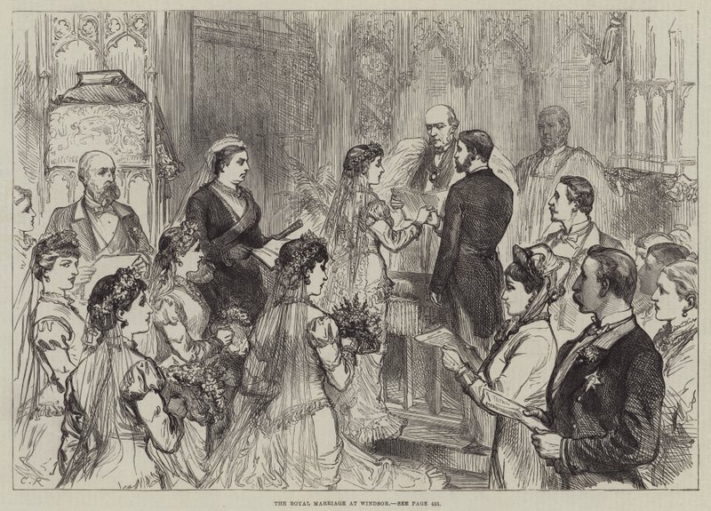 Királyi házasság Windsorban alkotó: Sir John Charles Robinson